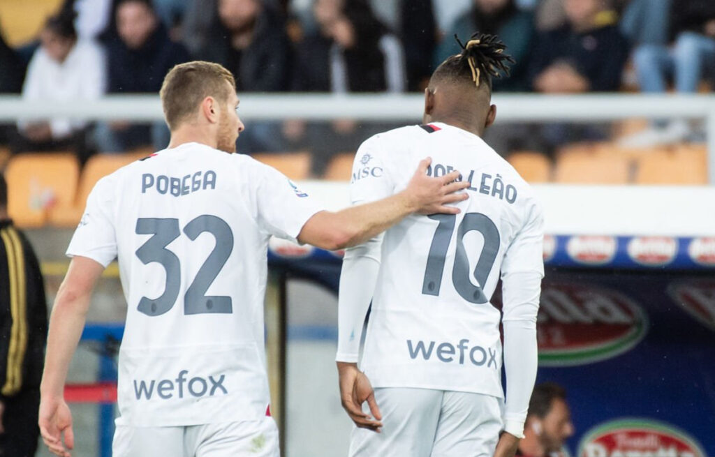 Pobega e Leao a Lecce