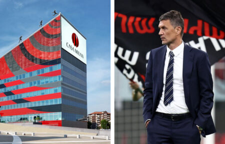 Casa Milan sede e Paolo Maldini