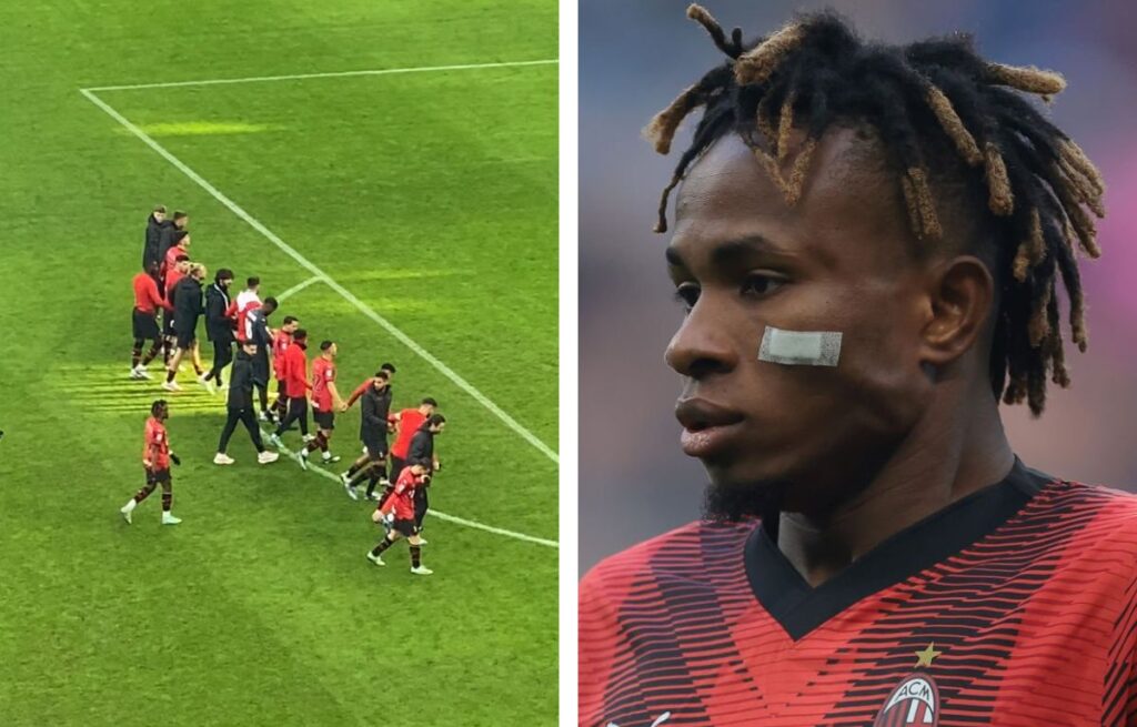 Milan-Monza, la reazione a fine partita di Chukwueze Chukwueze reazione post Milan Monza