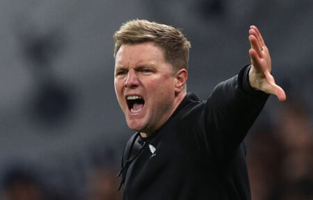 Newcastle, Howe: «Milan ottima squadra. Proveremo a vincere» Eddie Howe Newcastle urla