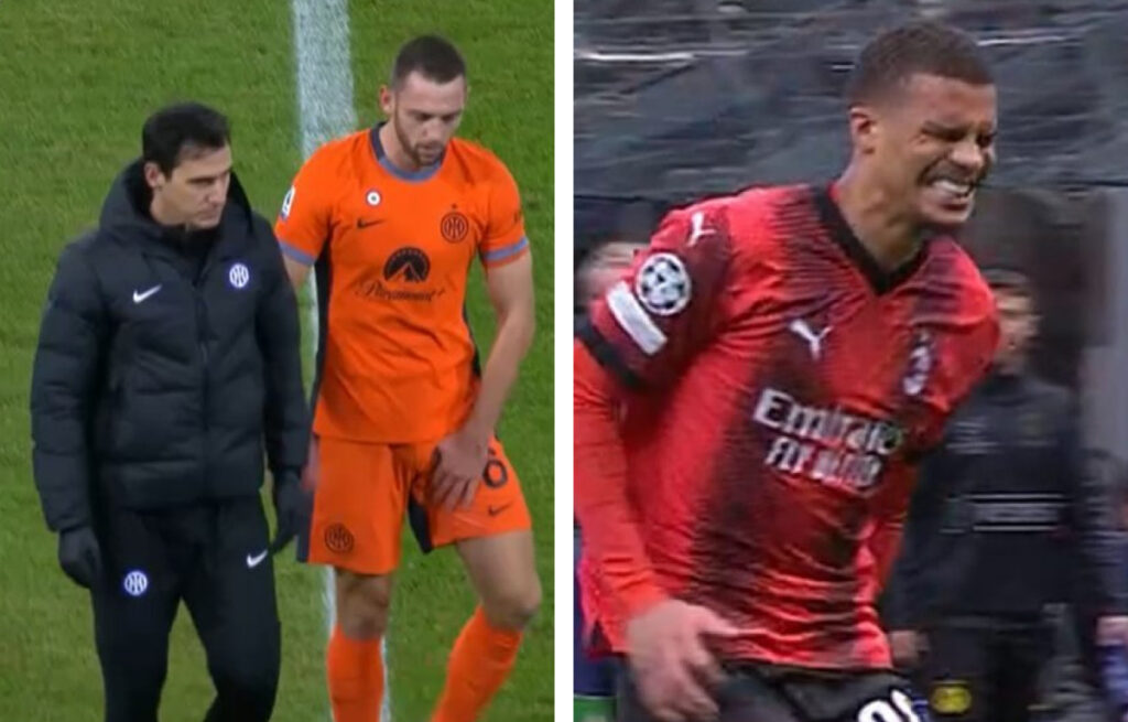 Infortuni Inter e Milan, de vrij e thiaw