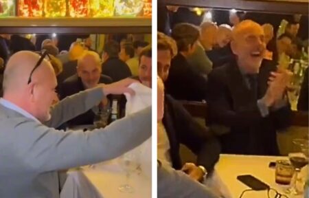 Pioli Pucci cena bicchiere magia