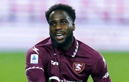 Dia Salernitana a terra per infortunio