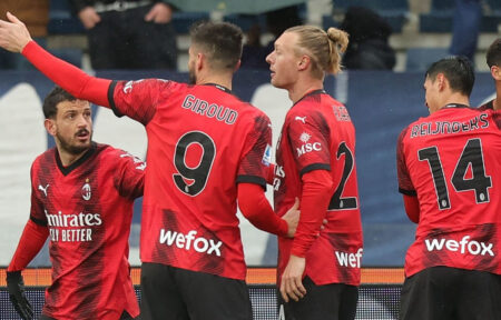 Milan Florenzi, Giroud, Kjaer e Reijnders