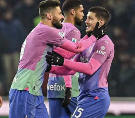 pagelle udinese milan okafor jovic