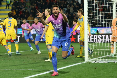 Milan, Olivier Giroud sempre decisivo per Pioli. Tutti i voti milan, giroud, frosinone