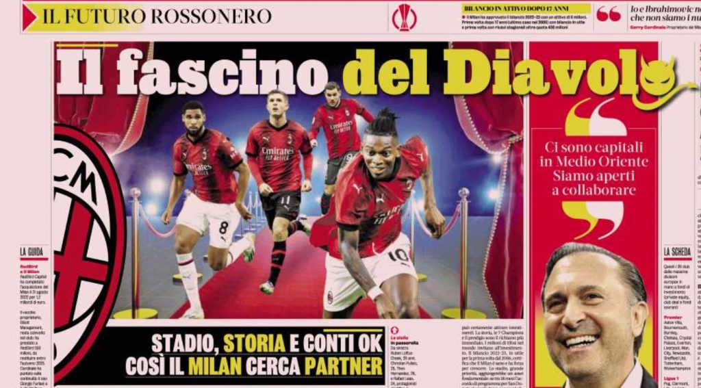 Cessione Milan, cardinale cerca partner