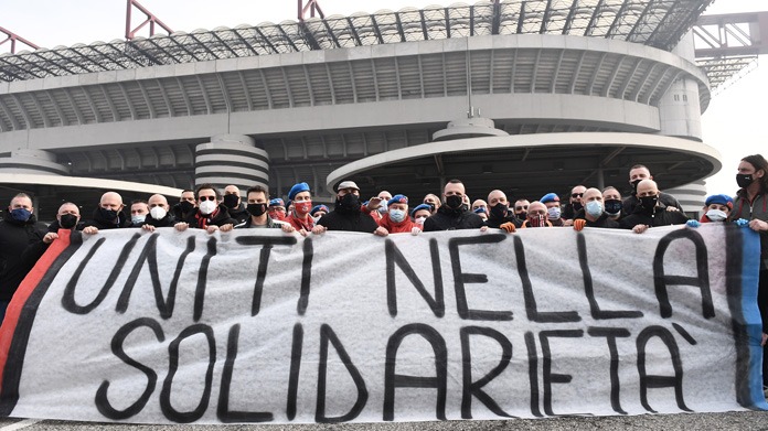 Derby della solidarietà per i City Angels con gli ultras di Inter e Milan