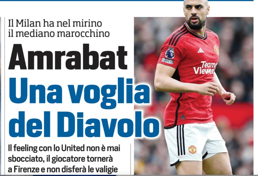 amrabat milan calciomercato