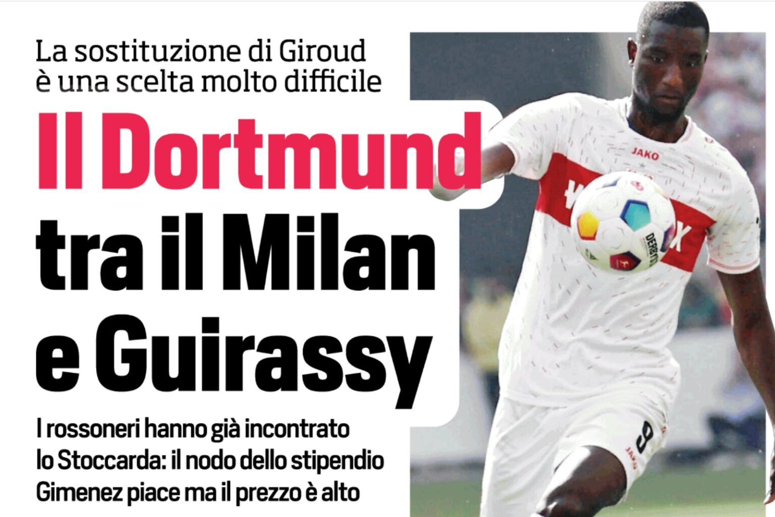 guirassy calciomercato milan dortmund
