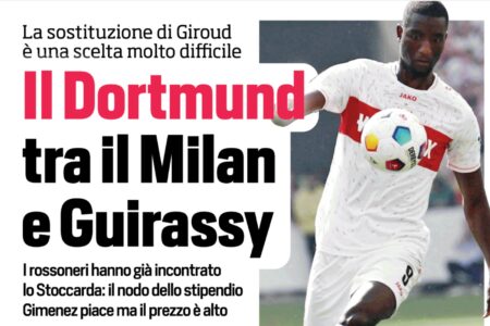 guirassy calciomercato milan dortmund