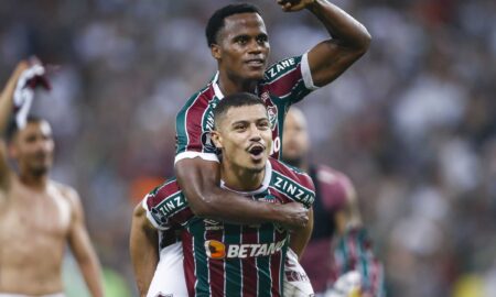 milan, andré trindade esulta con la maglia del fluminense