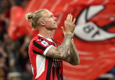 kjaer, milan, addio, serie B