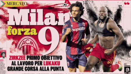 calciomercato milan zirkzee e lukaku