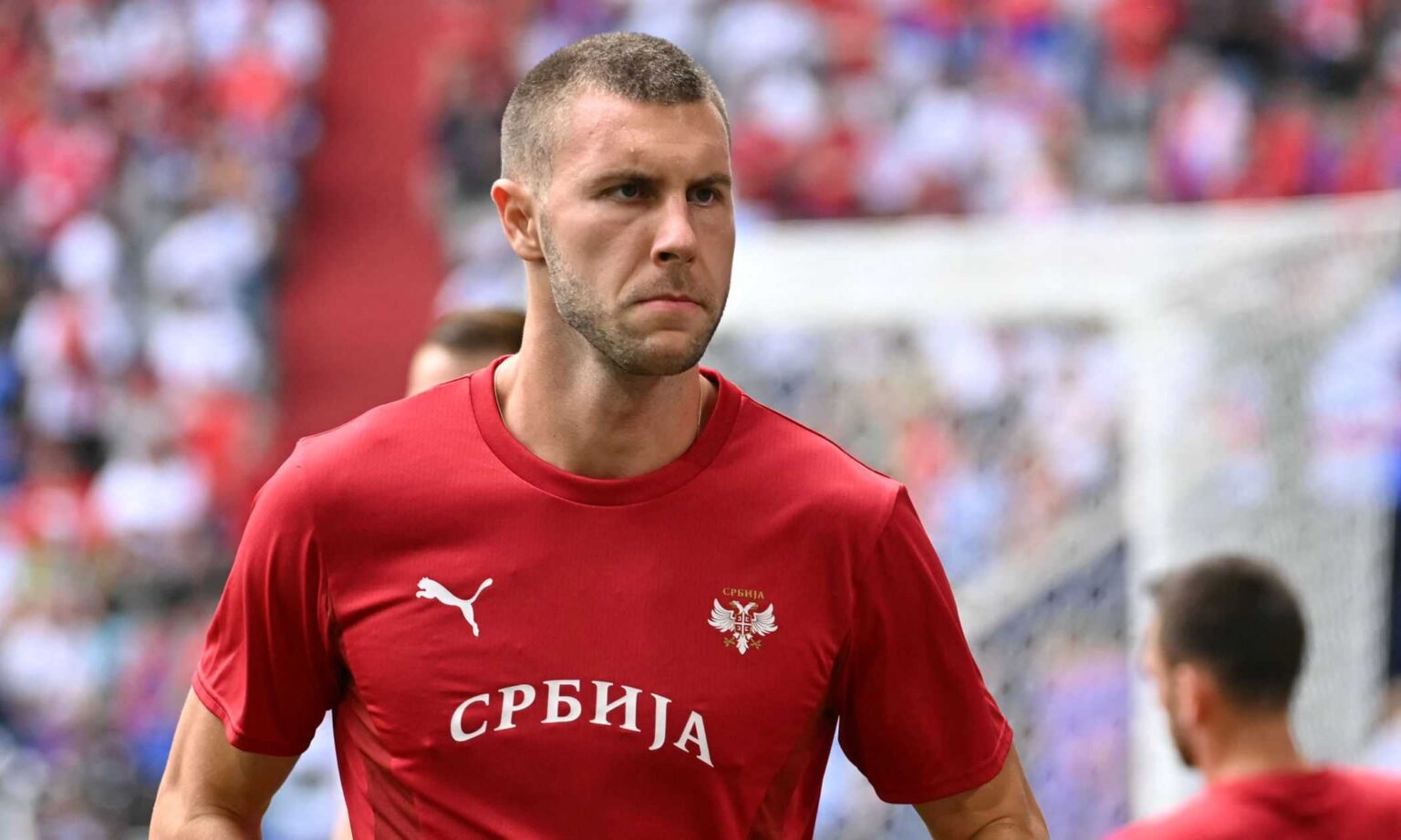 milan, pavlovic con la maglia della serbia