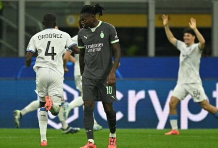 Milan Rafael Leao Champions League Club Brugge Okafor