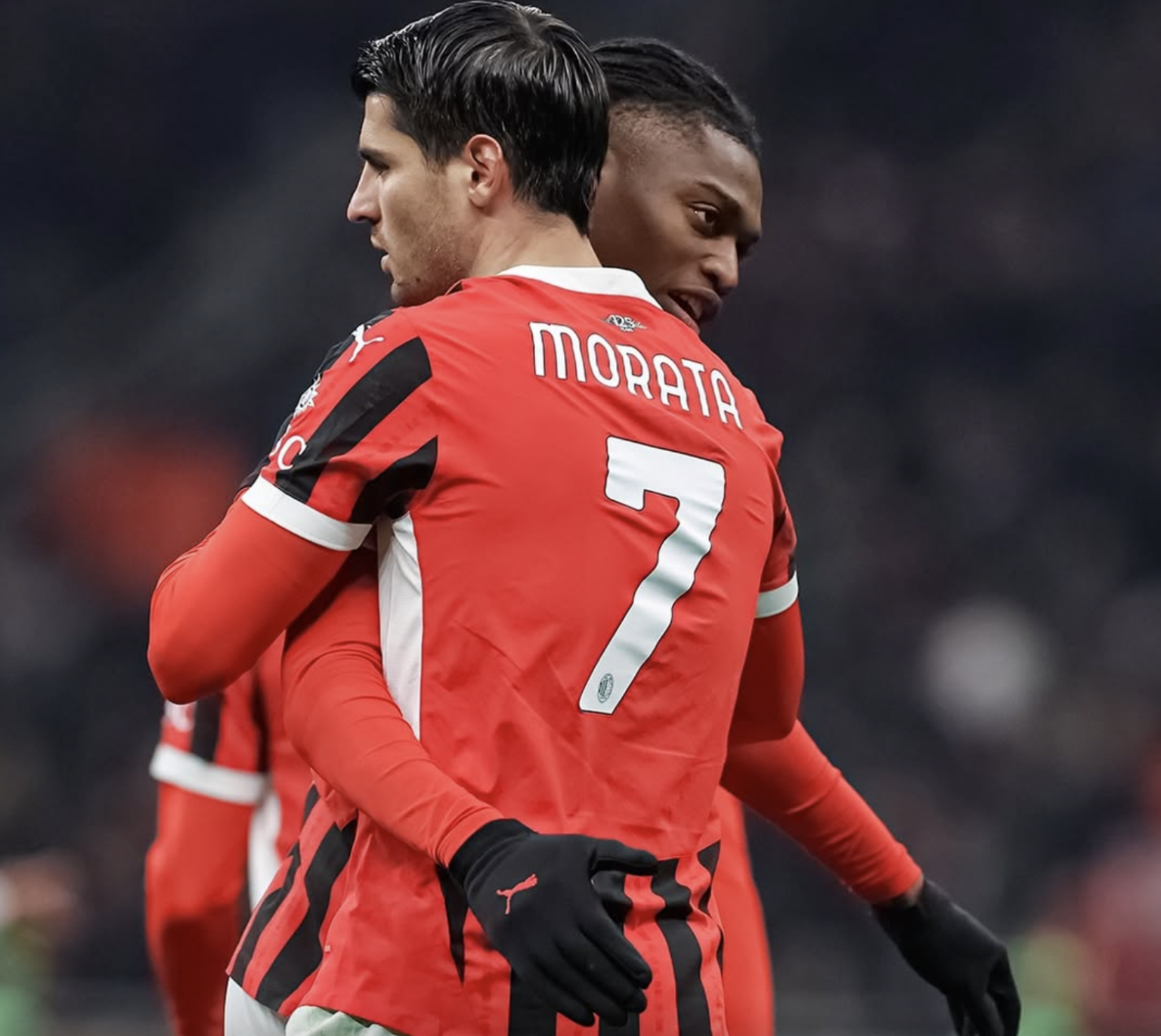 pagelle milan morata rafael leao