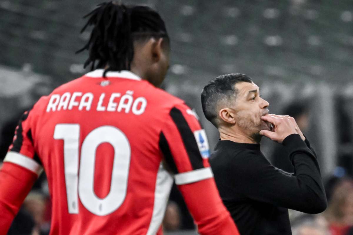 Milan Conceição da Dailymilan.it Milan Conceição Rafael Leão rapporto al capolinea