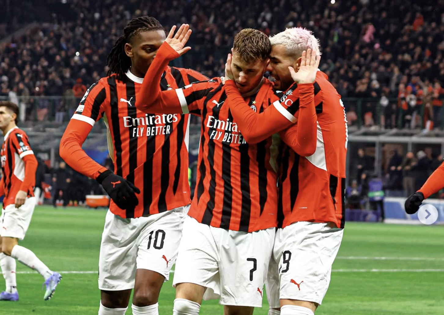 pagelle milan feyenoord gimenez
