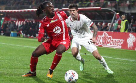 Milan, Warren Bondo saluta il Monza e abbraccia Sergio Conceiçao. Il messaggio Milan, Warren Bondo saluta il Monza e abbraccia Sergio Conceiçao. Il messaggio